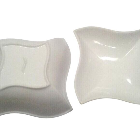 Godinger Siena White Ceramic 1 quart Covered Serving Dish Lid Casserole Chafing - Picture 4 of 6